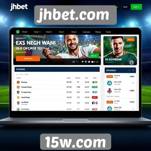 Análise da interface do site jhbet.com
